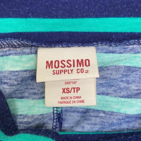 Teal & Navy Striped Maxi Skirt - Picture 3 of 4